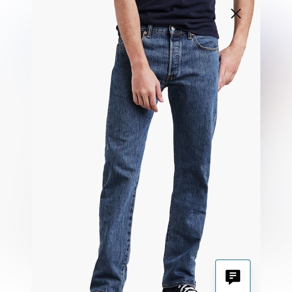 NWT TWO Pairs of Men’s Levi’s 501 Original Straight Leg Button Fly Size W35 L34